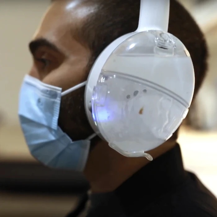Expensive ear-cleaning headphones. The OtoSet Ear Cleaning System is a
